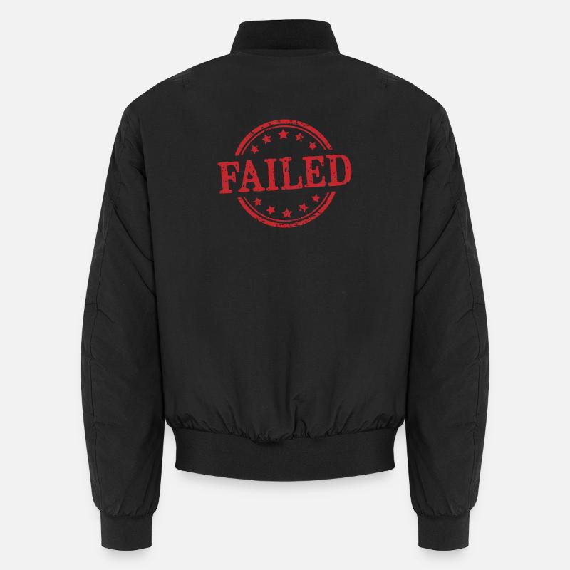 Échec du timbre Red Grunge Bomber unisexe