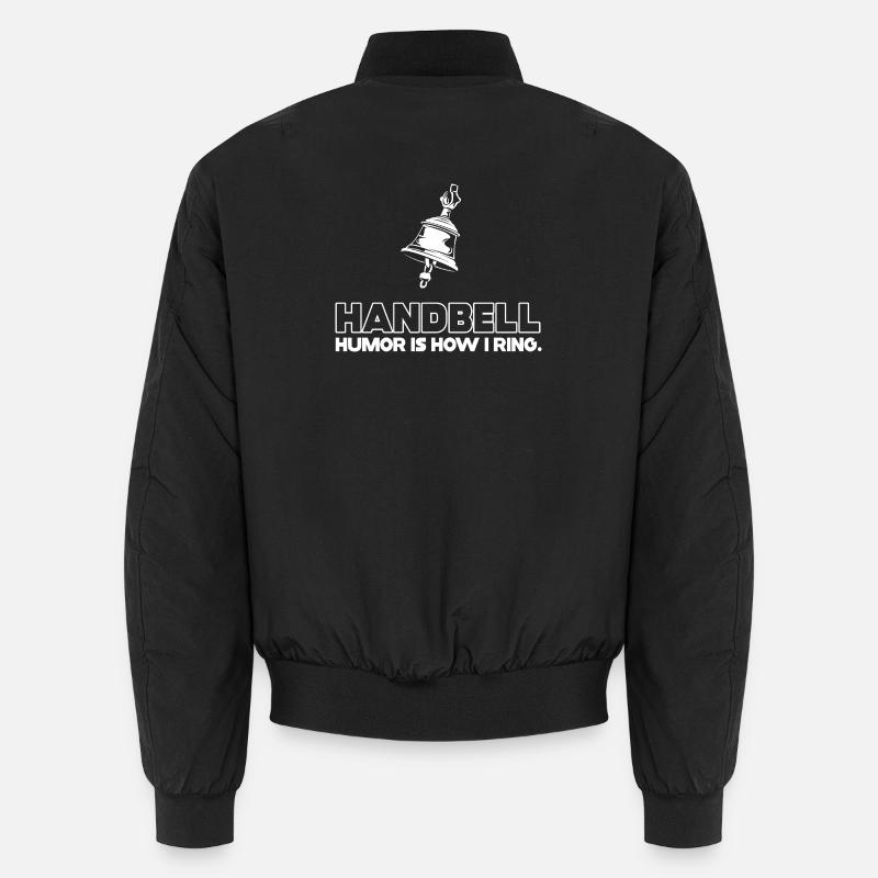 Handbell Humor Ring Tee Unisex Bomber Jacket