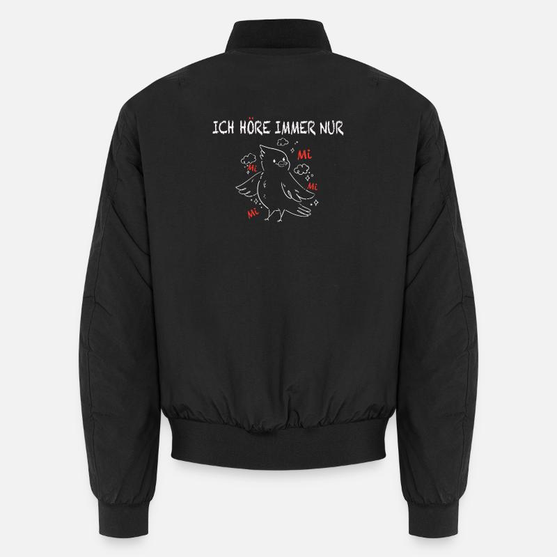 Funny German Bird Saying Unisex Bomber Jacket