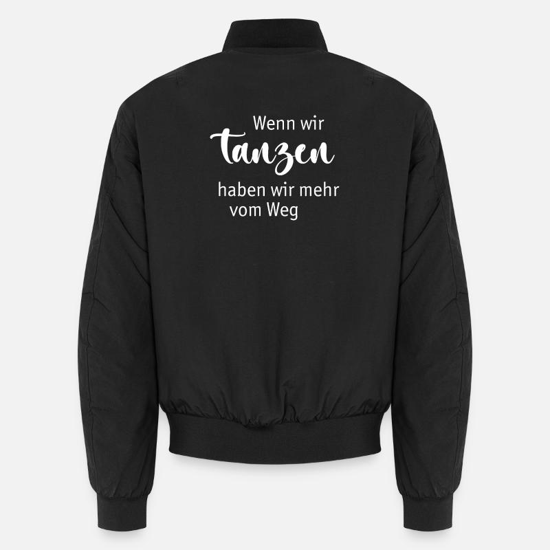 Tanzen - Unisex Bomberjacke - Schwarz