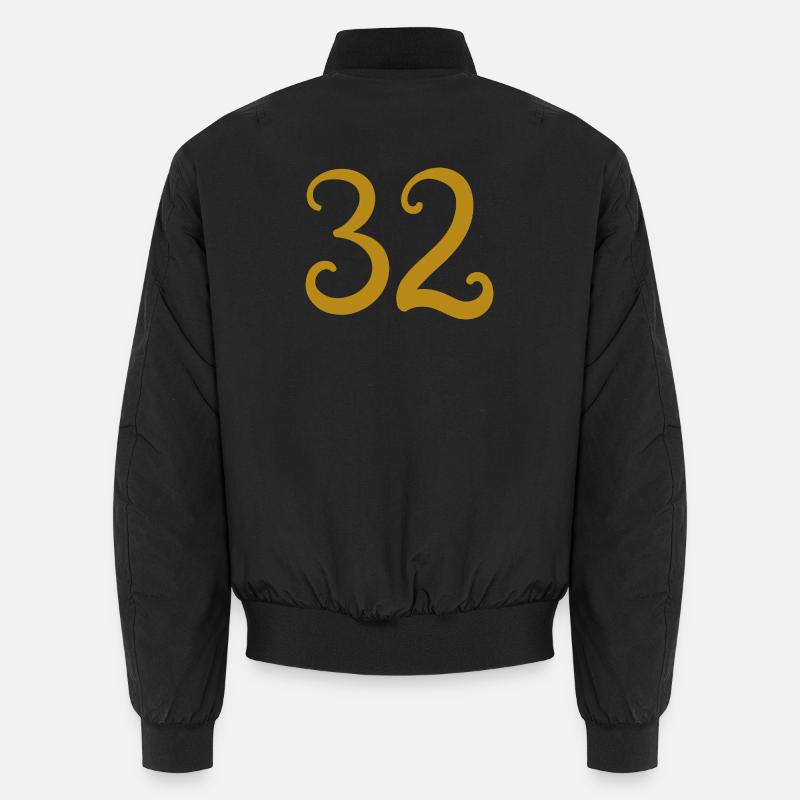 32 - Bomber unisexe - noir