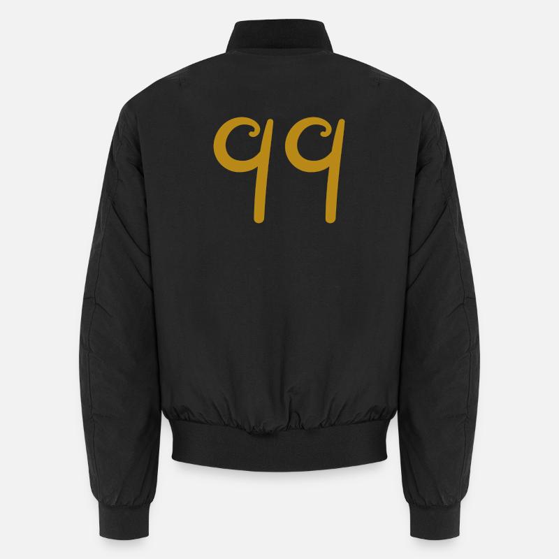 99 - Unisex Bomber Jacket - black