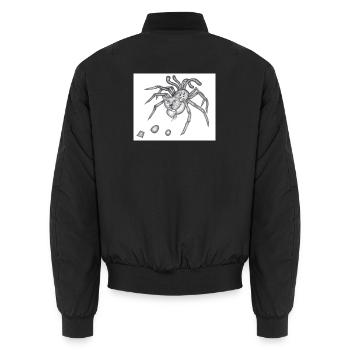 Spidercat - Bomber unisexe - noir - Dos - AI Model Male 185 light (185cm)
