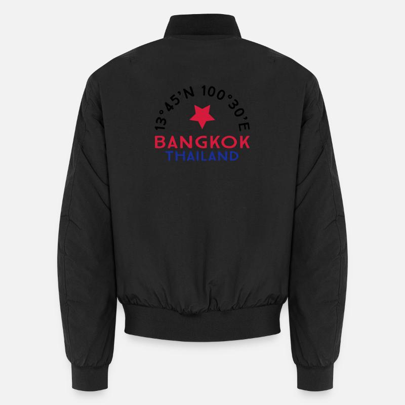 Bangkok - Unisex Bomber Jacket - black