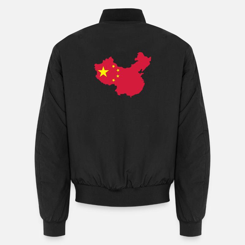 Carte de la Chine Bomber unisexe