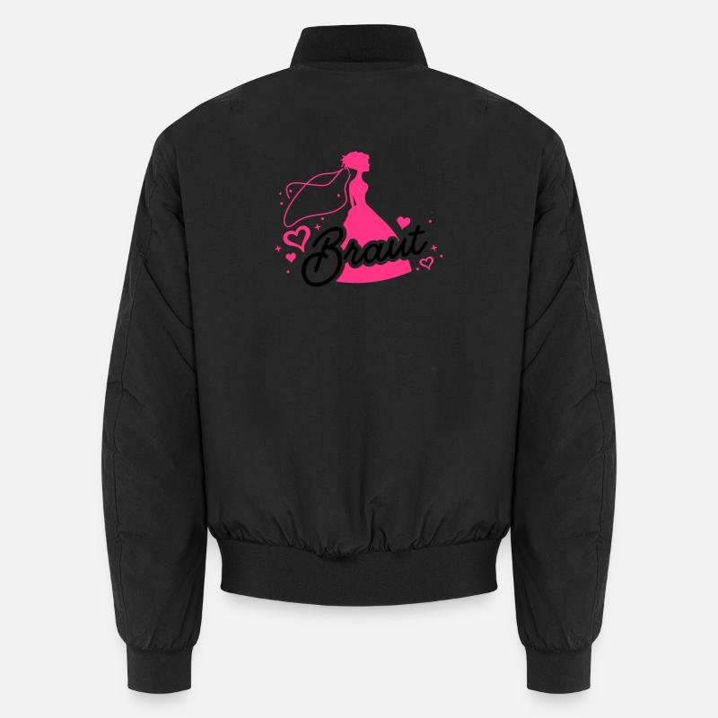 braut hochzeit Unisex Bomberjacke