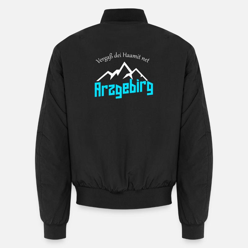Vergaß dei Haamit net - Unisex Bomberjacke - Schwarz