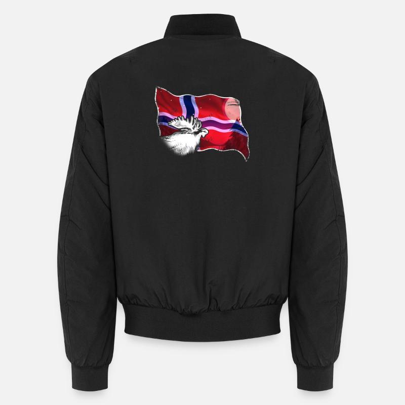 Norvège - Bomber unisexe - noir