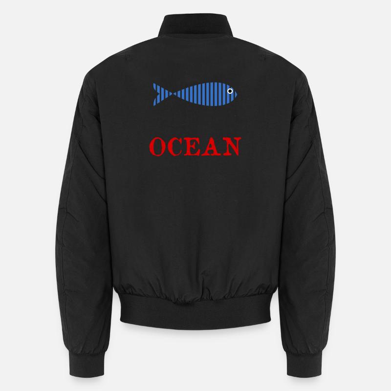 POISSON. SARDINE. POISSON. POISSON D'AVRIL. OCEAN Bomber unisexe