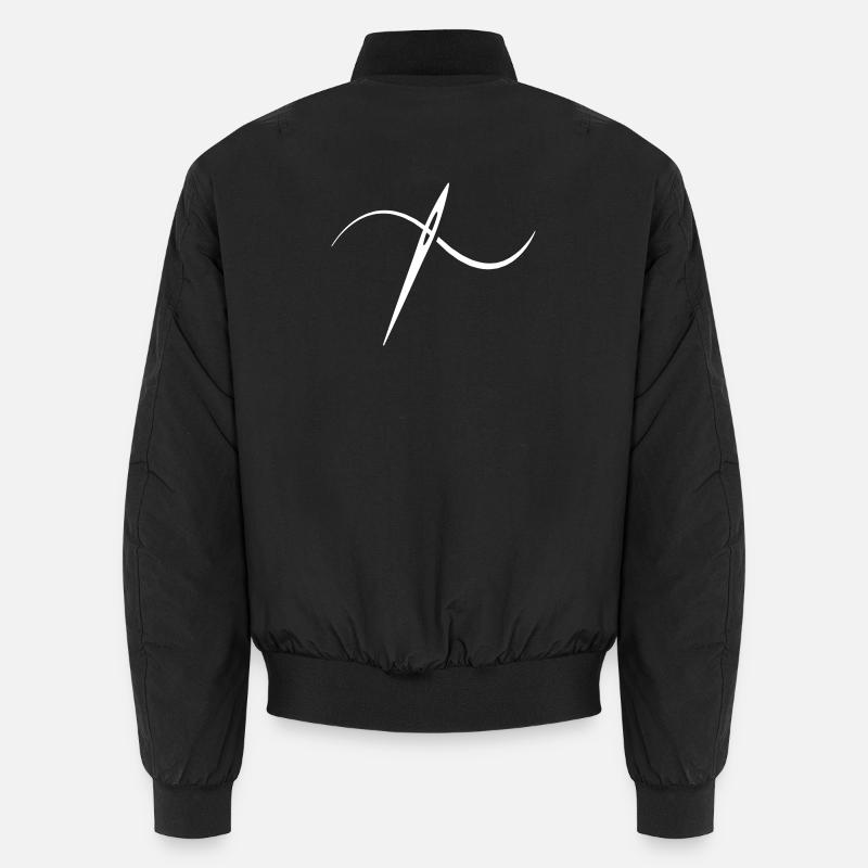 Knitting Sewing Crochet - Unisex Bomber Jacket - black