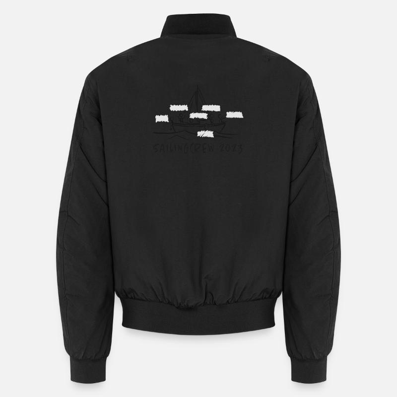sailingcrew 2023 - Sailing - Teamshirt - Unisex Bomber Jacket - black