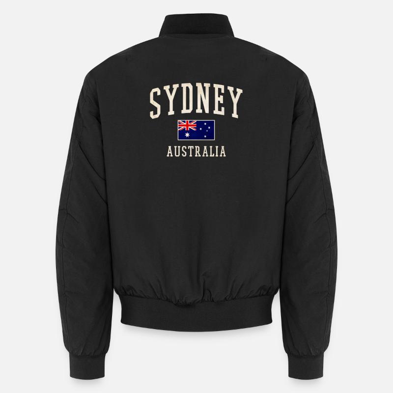 Sydney Australia Vintage Unisex Bomber Jacket
