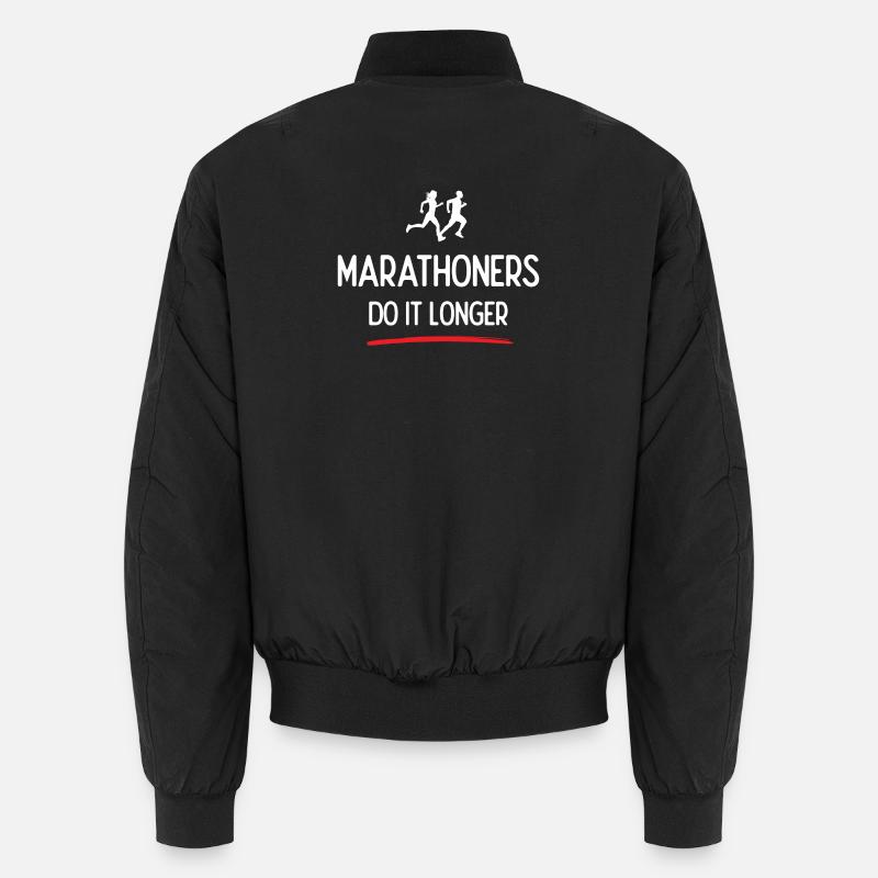 Marathonläufer machen es länger Unisex Bomberjacke