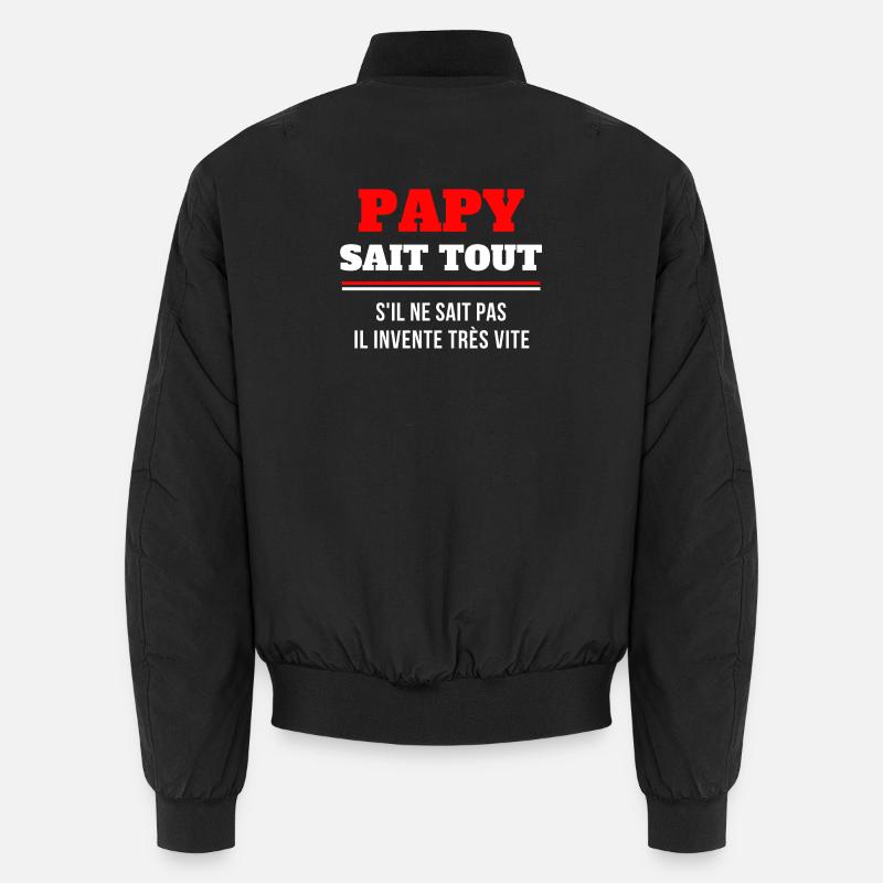 grand-père, papy, super papy Bomber unisexe