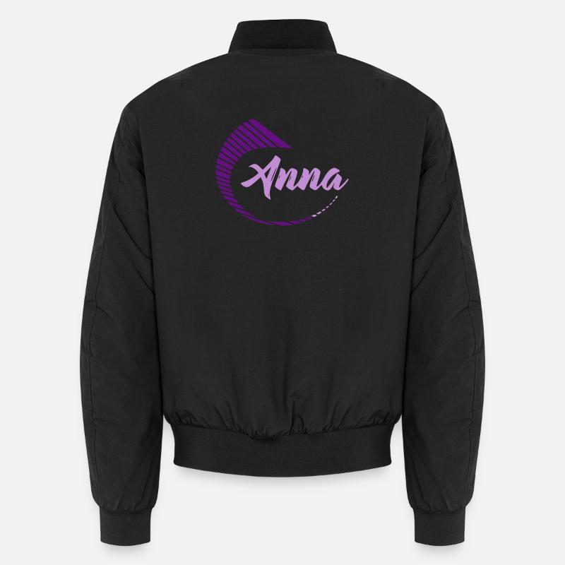 Anna - Bomber unisexe - noir