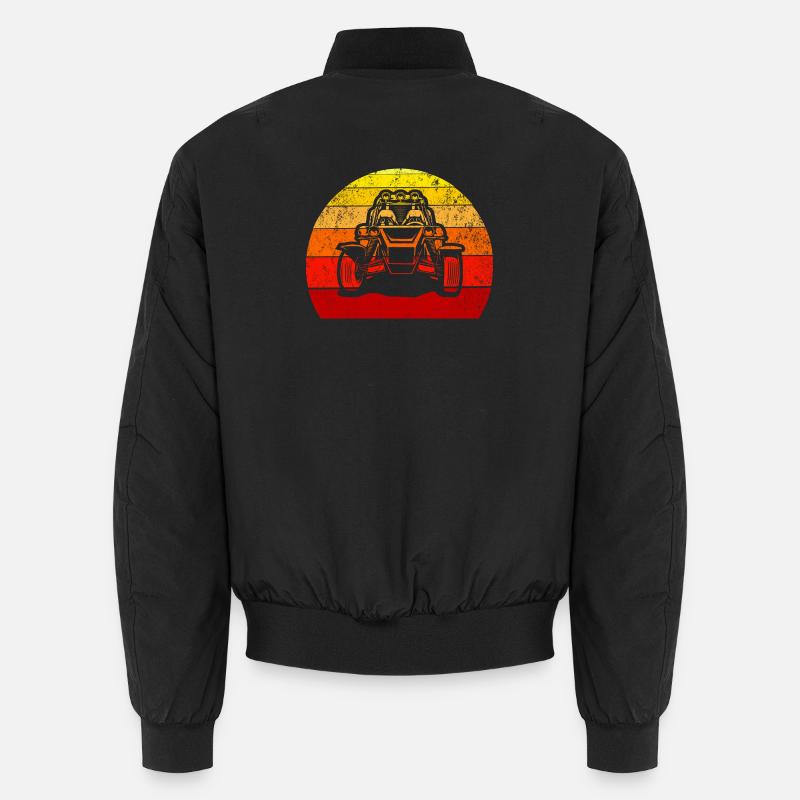 Illustration d’aventure tout-terrain rétro Bomber unisexe
