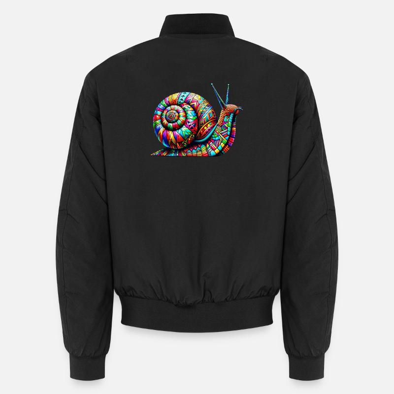 Schnecke Unisex Bomberjacke