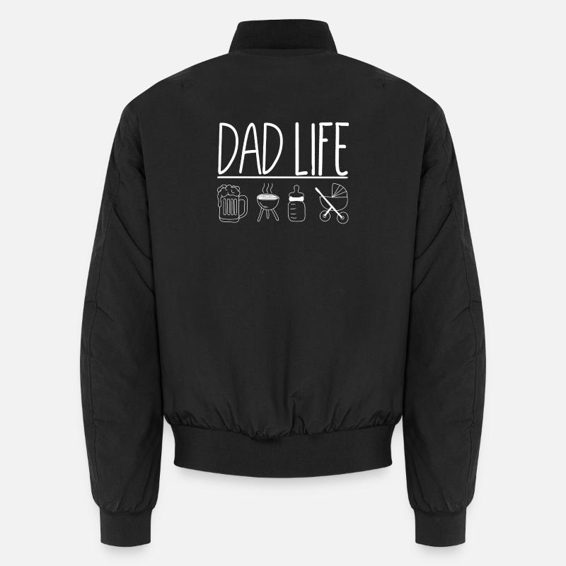Dad Life – Humorous and Authentic Dad Unisex Bomber Jacket
