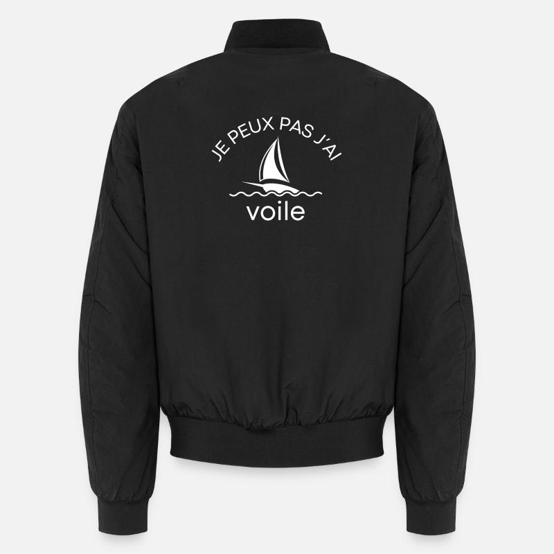 Ich kann nicht Ich bin gesegelt Unisex Bomberjacke