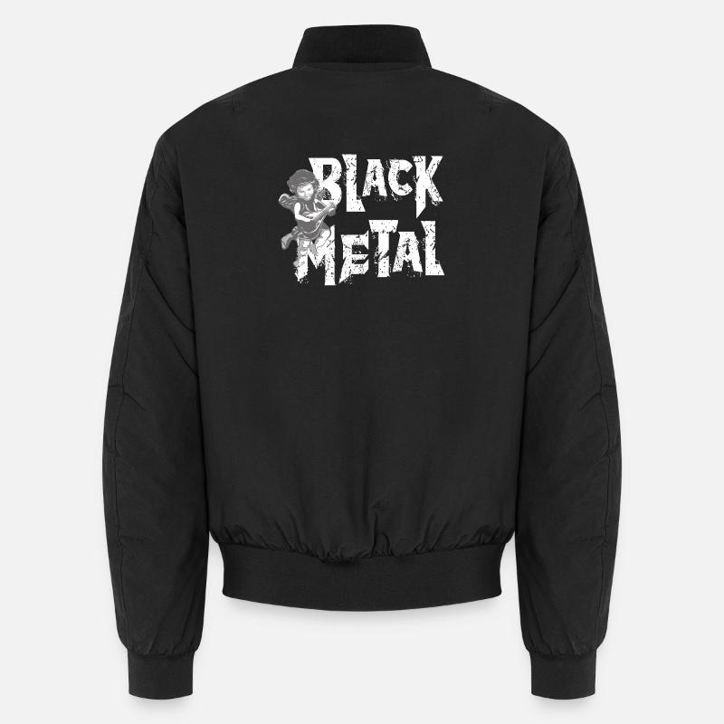 BLACK METAL - Unisex Bomber Jacket - black