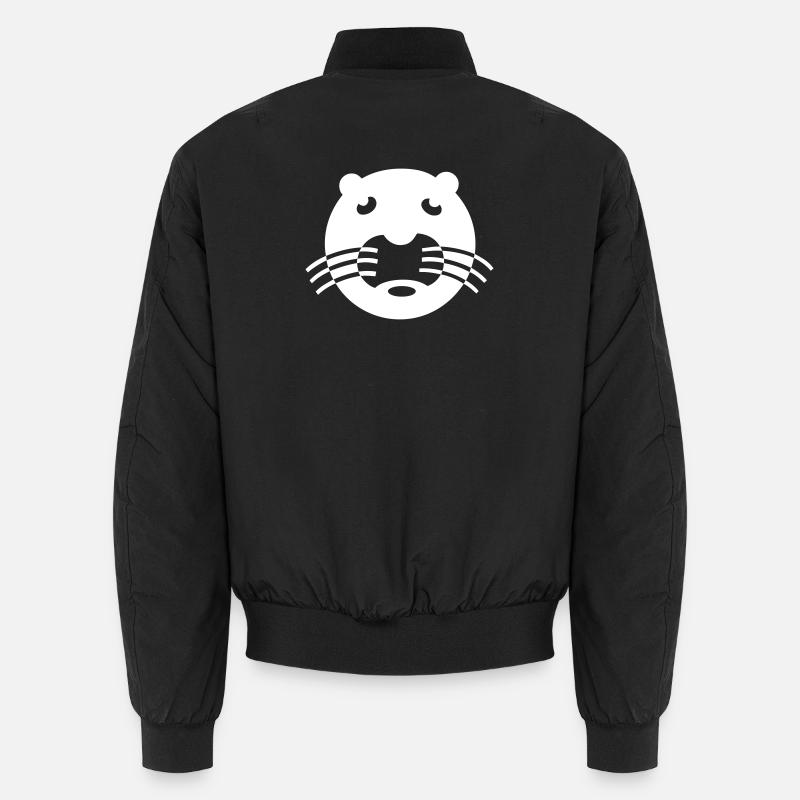 museau de chat blanc Vecteur Bomber unisexe