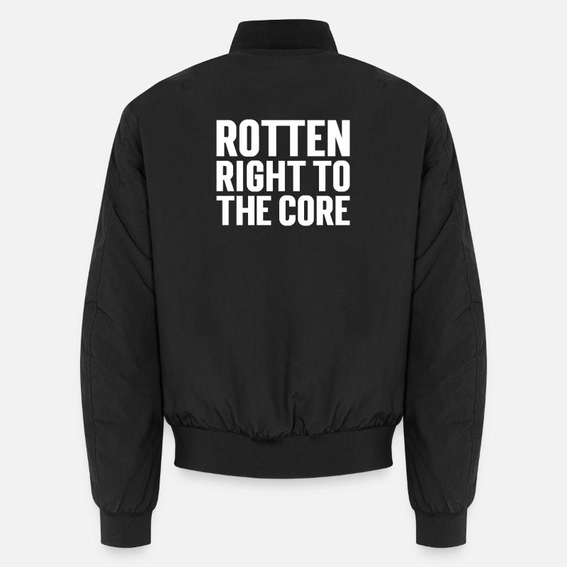Black & White Abstract Urban Design - Unisex Bomber Jacket - black