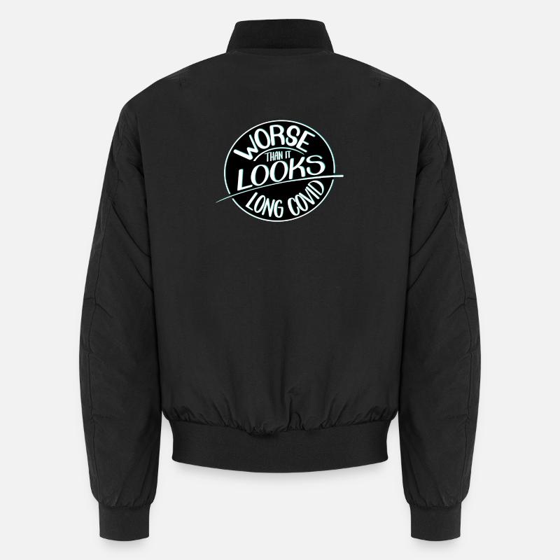 Worse than it looks, Long Covid Unisex Bomber Jacket