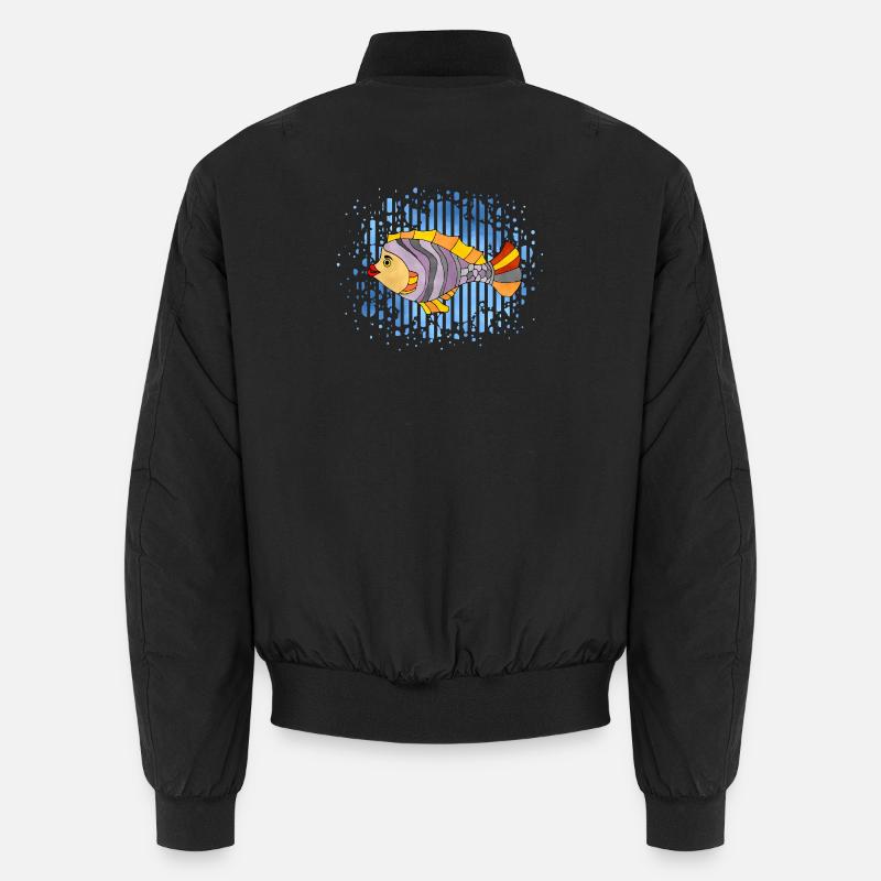 poisson - Bomber unisexe - noir