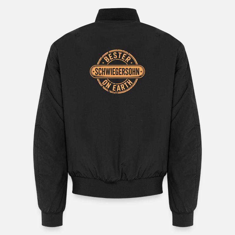Bester Schwiegersohn Geschenk - Unisex Bomberjacke - Schwarz