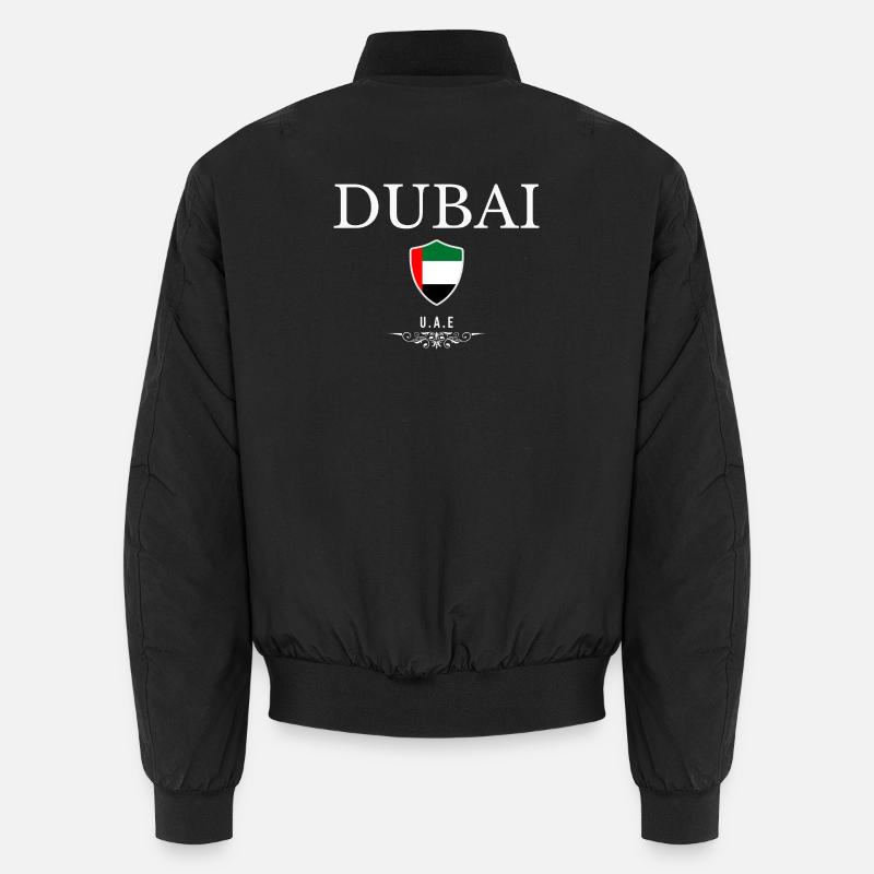Souvenir Dubaï, j’adore Dubaï - Bomber unisexe - noir