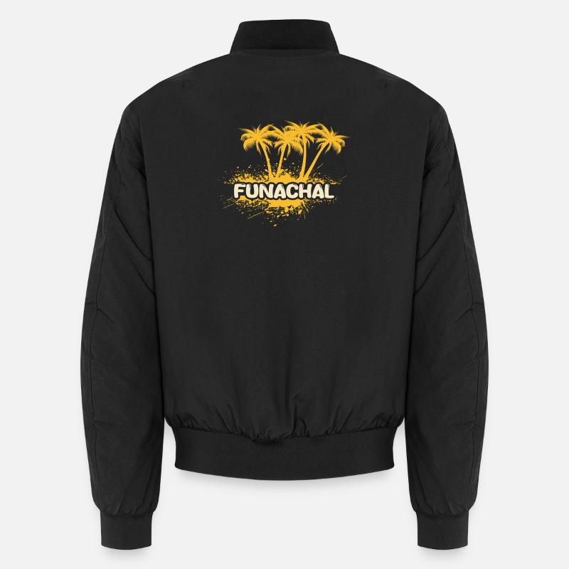 Gift for Funachal - Unisex Bomber Jacket - black