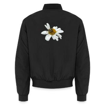 Bee chafer - Unisex Bomber Jacket - black - Back - AI Model Male 185 light (185cm)
