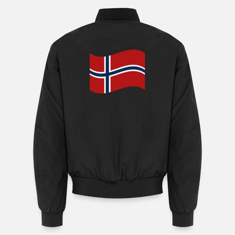 Norway flag Unisex Bomber Jacket