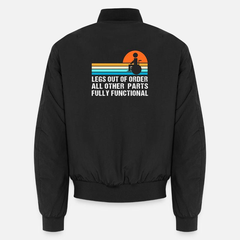 wheelchair Unisex Bomber Jacket