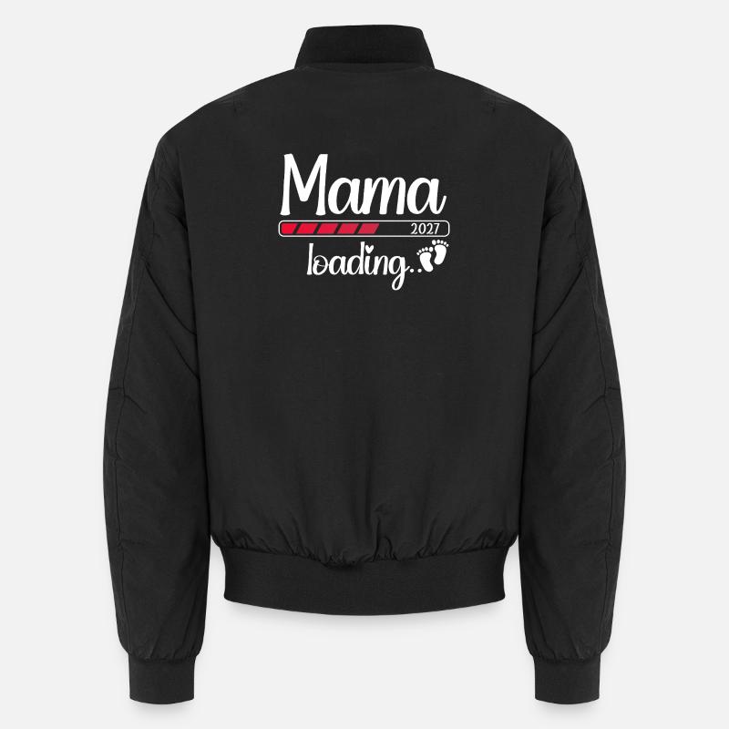 Mama 2027 Loading Werdende Mama 2027 Unisex Bomberjacke