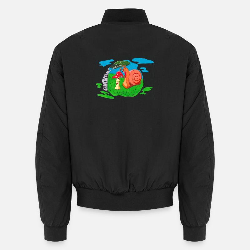 Mushroom front Unisex Bomber Jacket