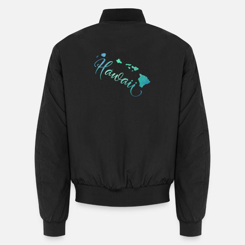 Hawaii - Unisex Bomberjacke - Schwarz