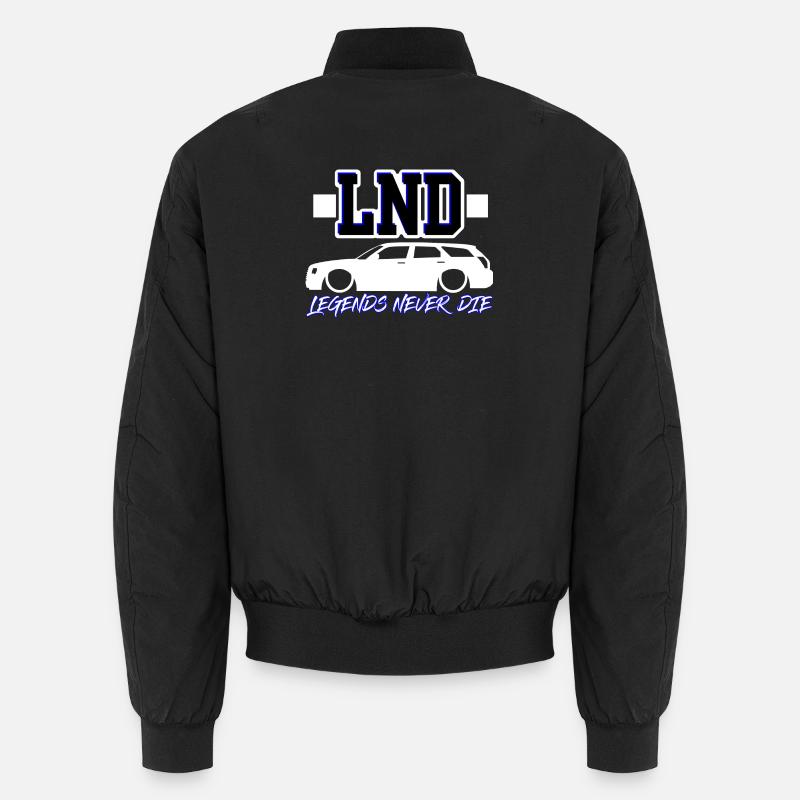 LND Legends Never Die - Unisex Bomber Jacket - black