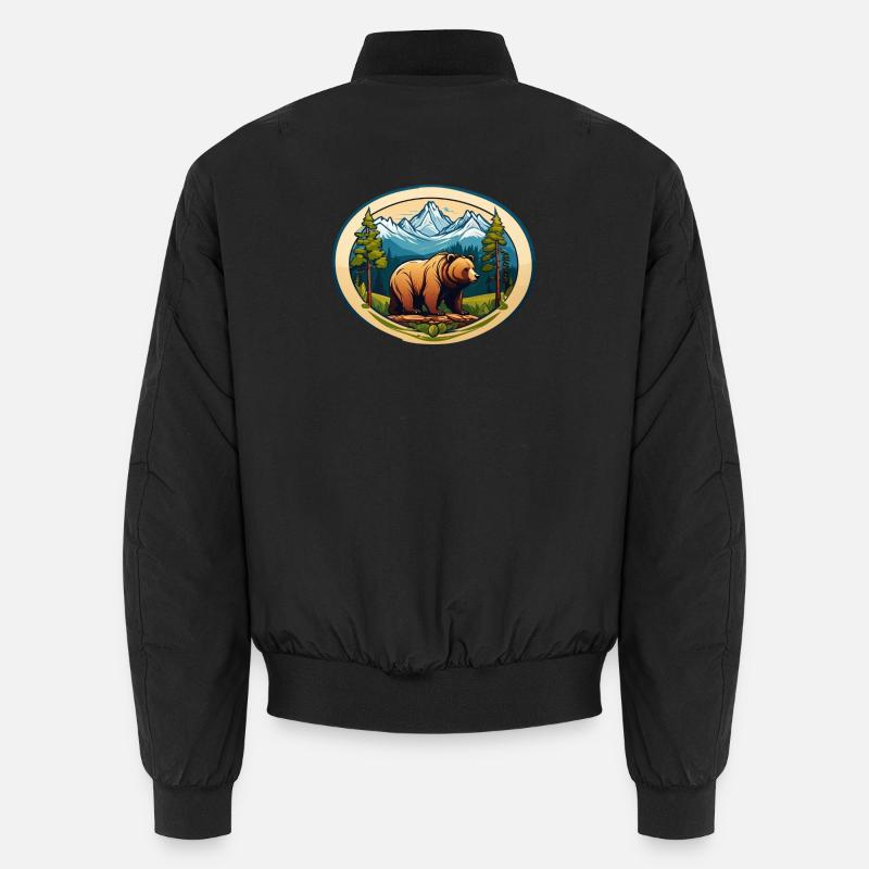 Ours brun Bomber unisexe