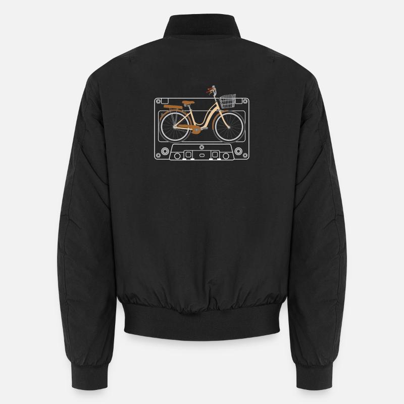 Pastellfarbene Stadtrad-Gliederung Unisex Bomberjacke