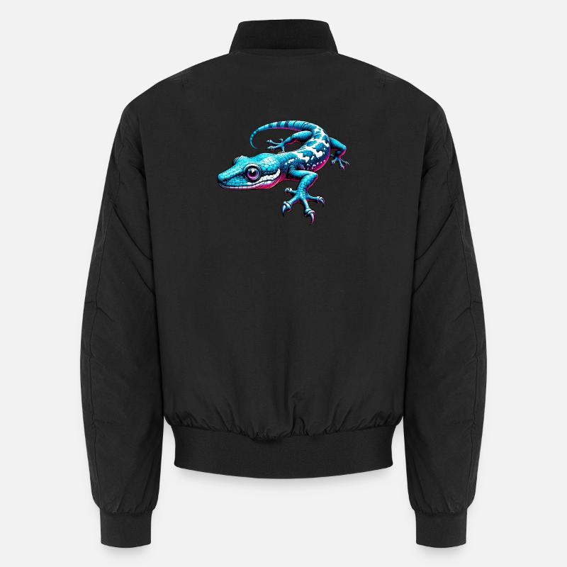 Gecko - Bomber unisexe - noir