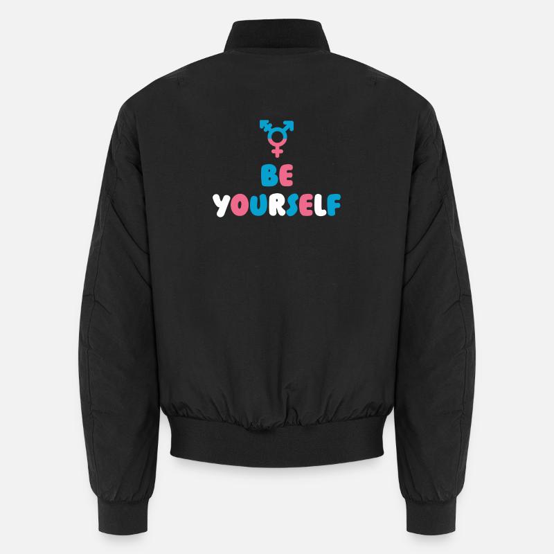 LGBT Pride Month - Transgender. Sei du selbst Unisex Bomberjacke