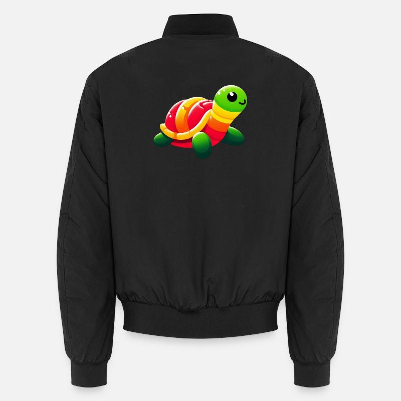 Schildkröte - Unisex Bomberjacke - Schwarz