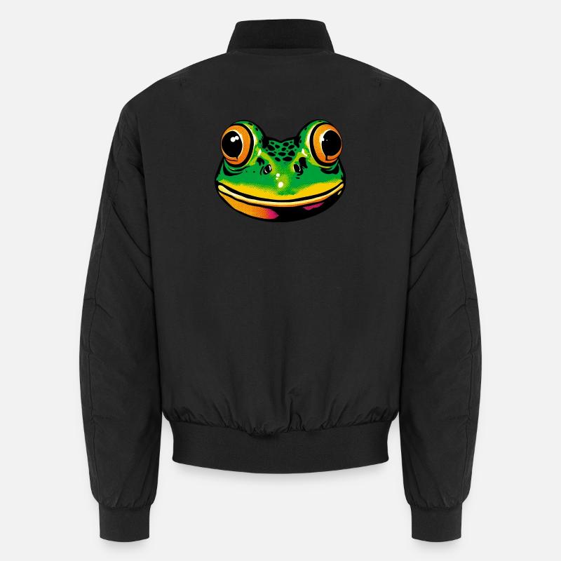 Frosch - Unisex Bomberjacke - Schwarz