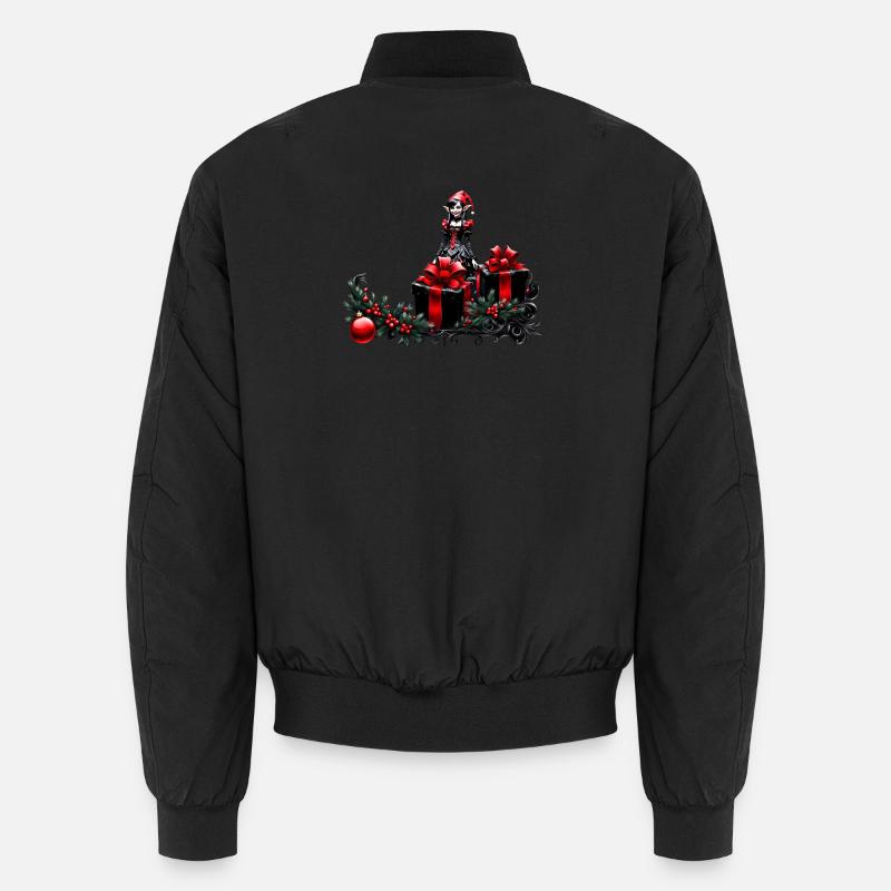 Mignon Gothique Elfe de Noël Bomber unisexe