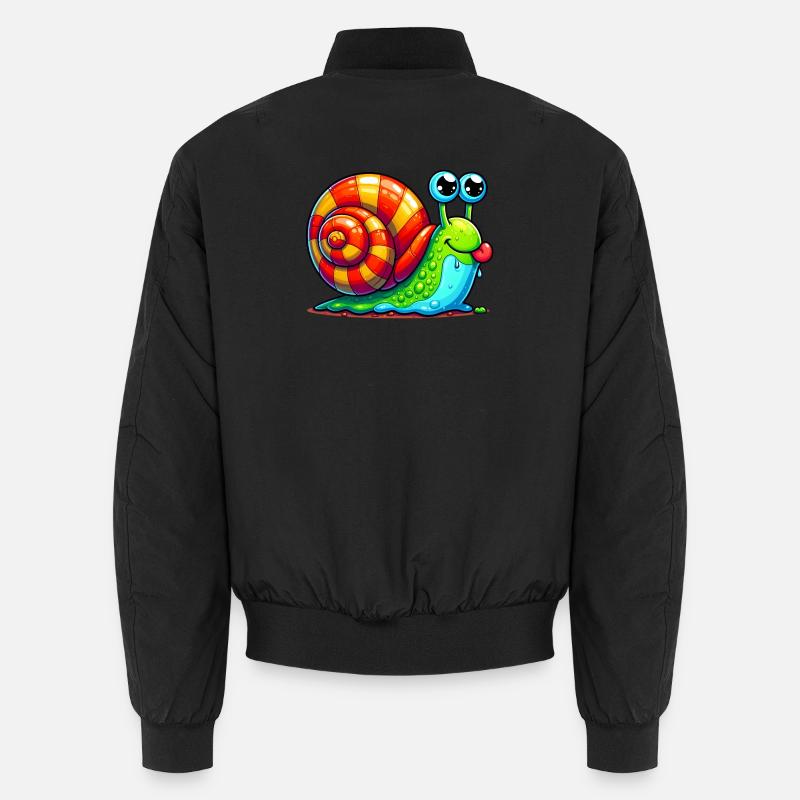 Escargot Bomber unisexe