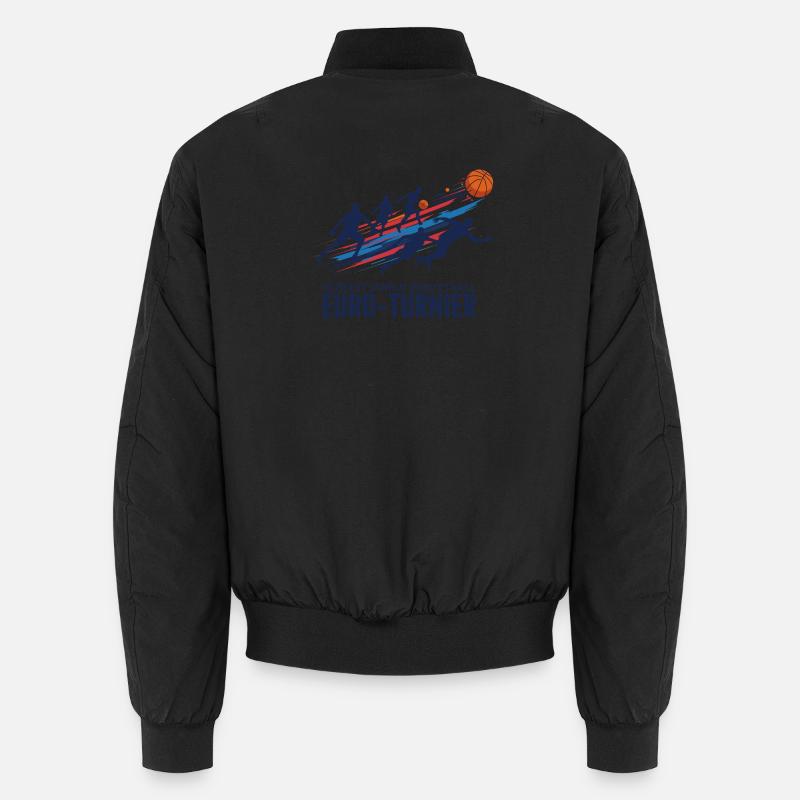 Tournoi de basket-ball - Bomber unisexe - noir