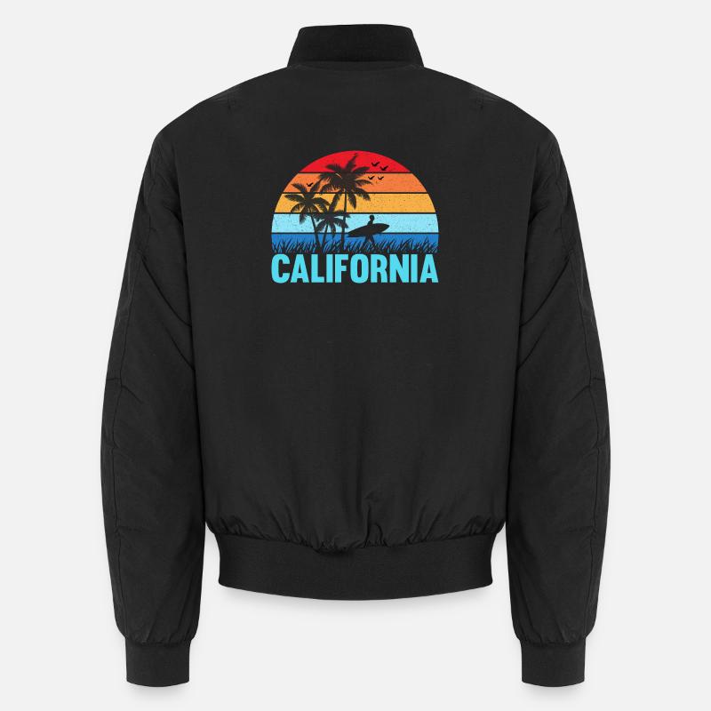 California - Unisex Bomberjacke - Schwarz