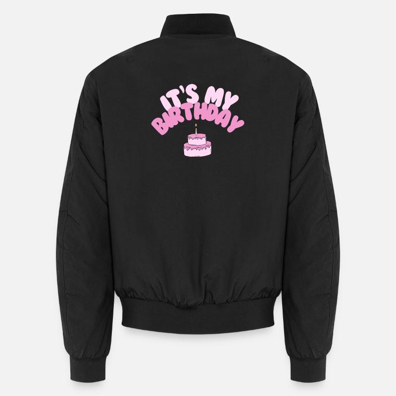 C’est ma chemise d’anniversaire | Anniversaire avec gâteau Bomber unisexe
