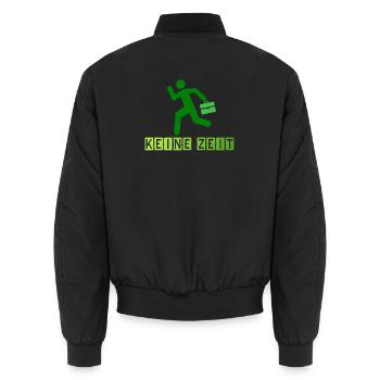 Professionnel avec un accent sur la mobilité - Bomber unisexe - noir - Dos - AI Model Male 185 light (185cm)
